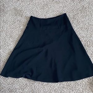 Ann Taylor black swing skirt